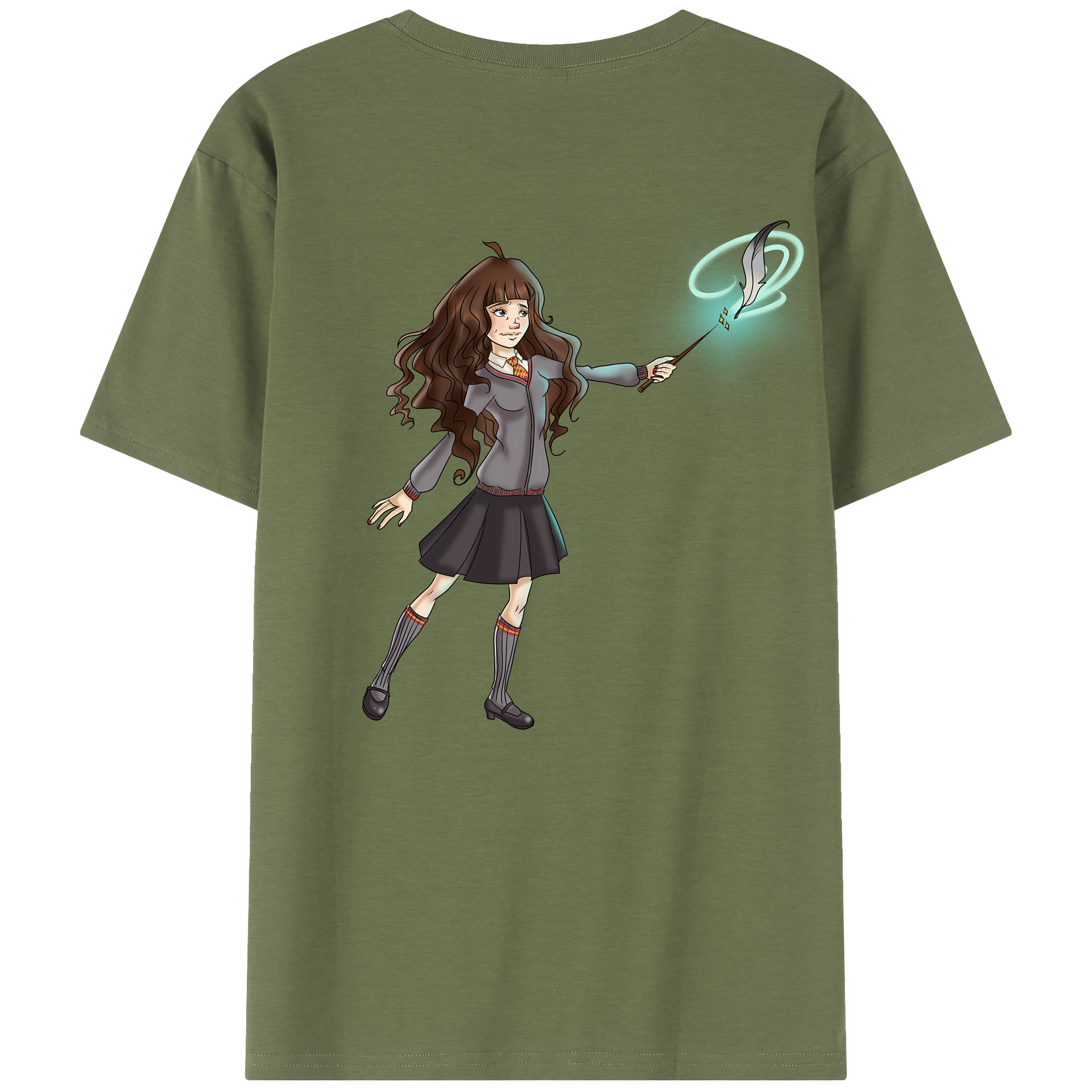 （画像用） Harry Potter ハリー・ポッターシリーズ 綿100％半袖Tシャツ（背面プリント）